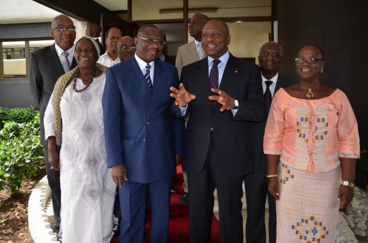 Conseil des collectivités territoriales de l’UEMOA : Hamed Bakayoko félicite Amichia pour son élection